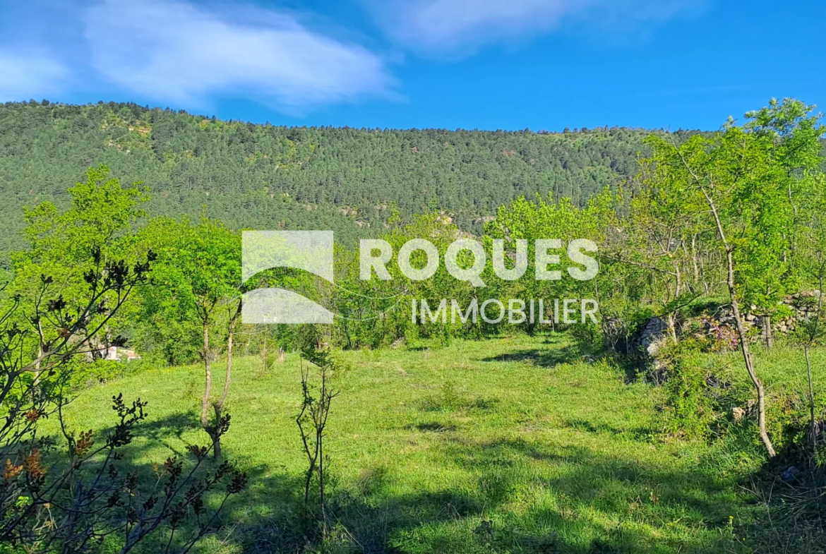 Terrain de Loisirs avec Vue Exceptionnelle à St Etienne de Gourgas 