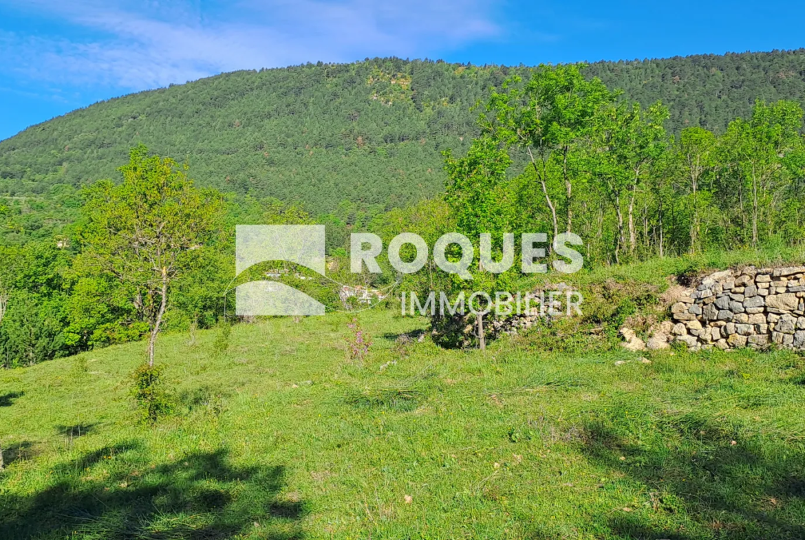 Terrain de Loisirs avec Vue Exceptionnelle à St Etienne de Gourgas 