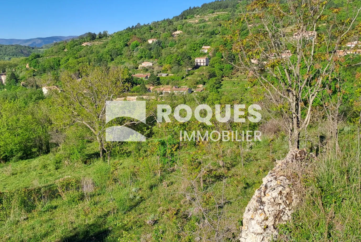 Terrain de Loisirs avec Vue Exceptionnelle à St Etienne de Gourgas 