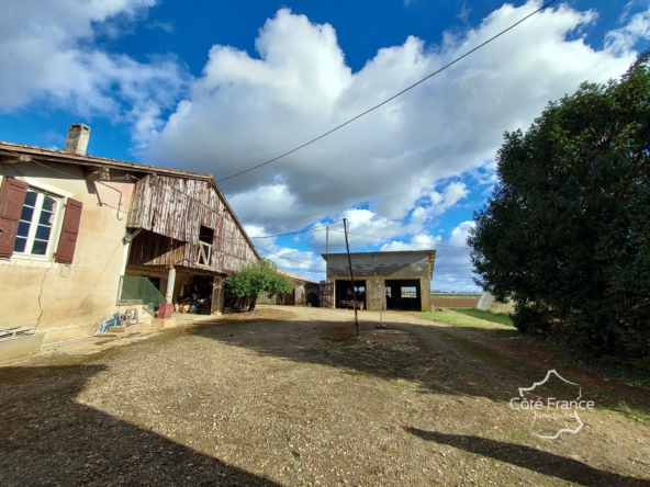 Ancienne ferme à rénover à 5 min de Marmande - 280 m2 habitables