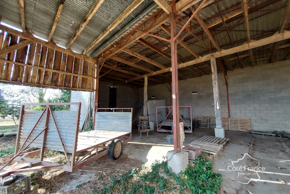 Ancienne ferme à rénover à 5 min de Marmande - 280 m2 habitables 