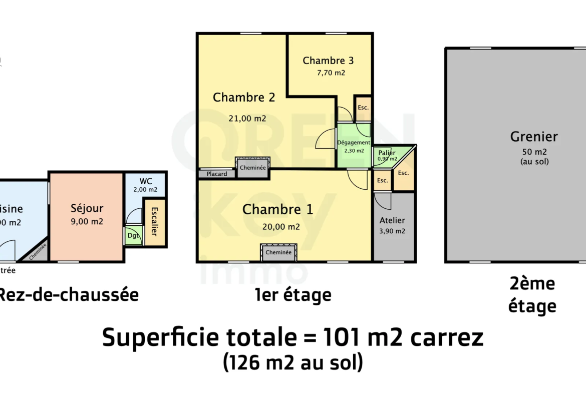 Maison de village à Saint-Fargeau - 101m2 