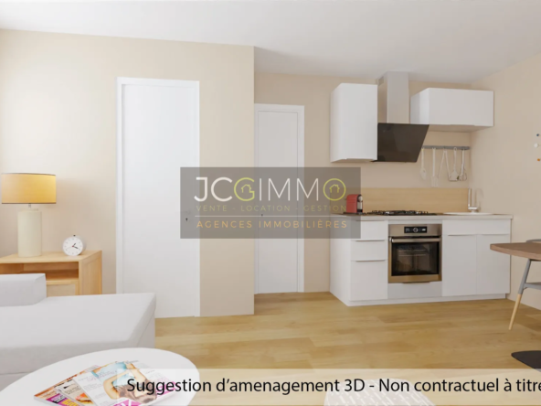 Studio de 21.34 m2 à Belgentier