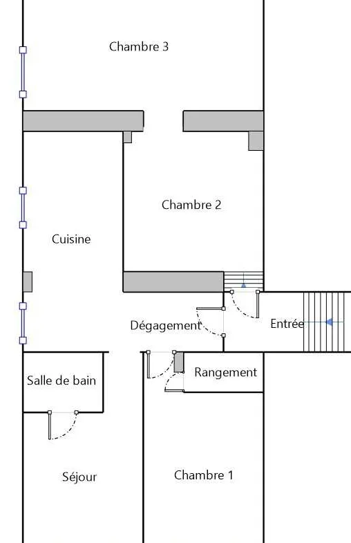 Immeuble de 540 m2 à Vaucouleurs avec local commercial et appartements 