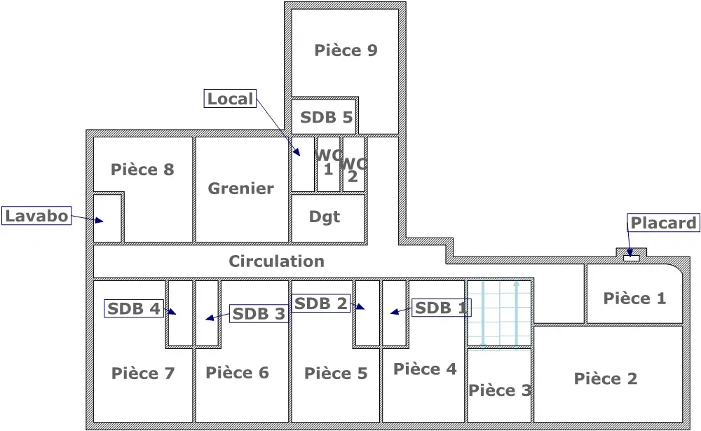 Immeuble de 540 m2 à Vaucouleurs avec local commercial et appartements 