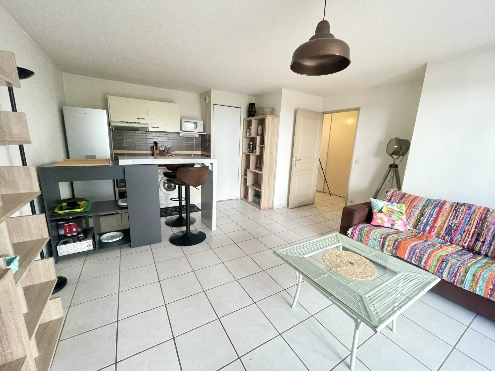 Appartement T2 en rez de jardin + parking 