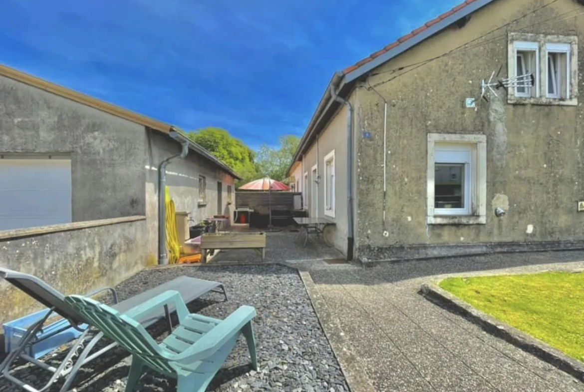 Maison Mitoyenne 100m2 à Sarralbe avec Jardin et Garage 