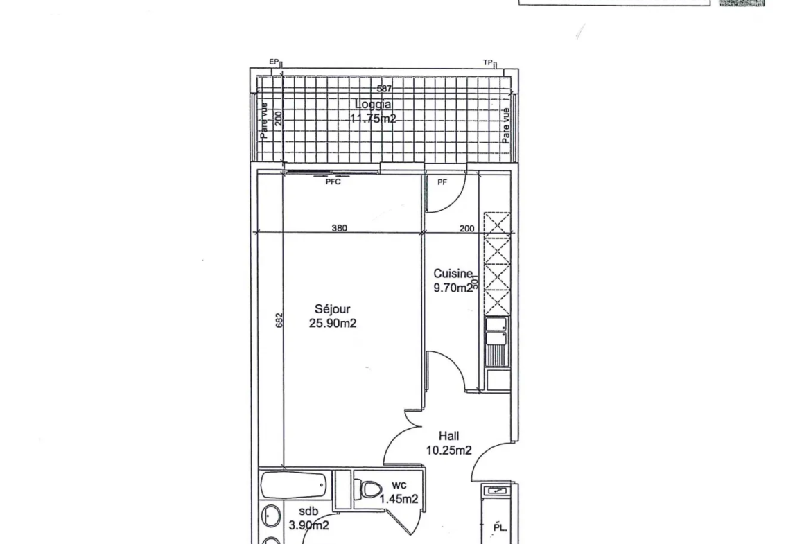 Appartement T3 75.2m2 avec Terrasse Quartier Ovalie Montpellier 