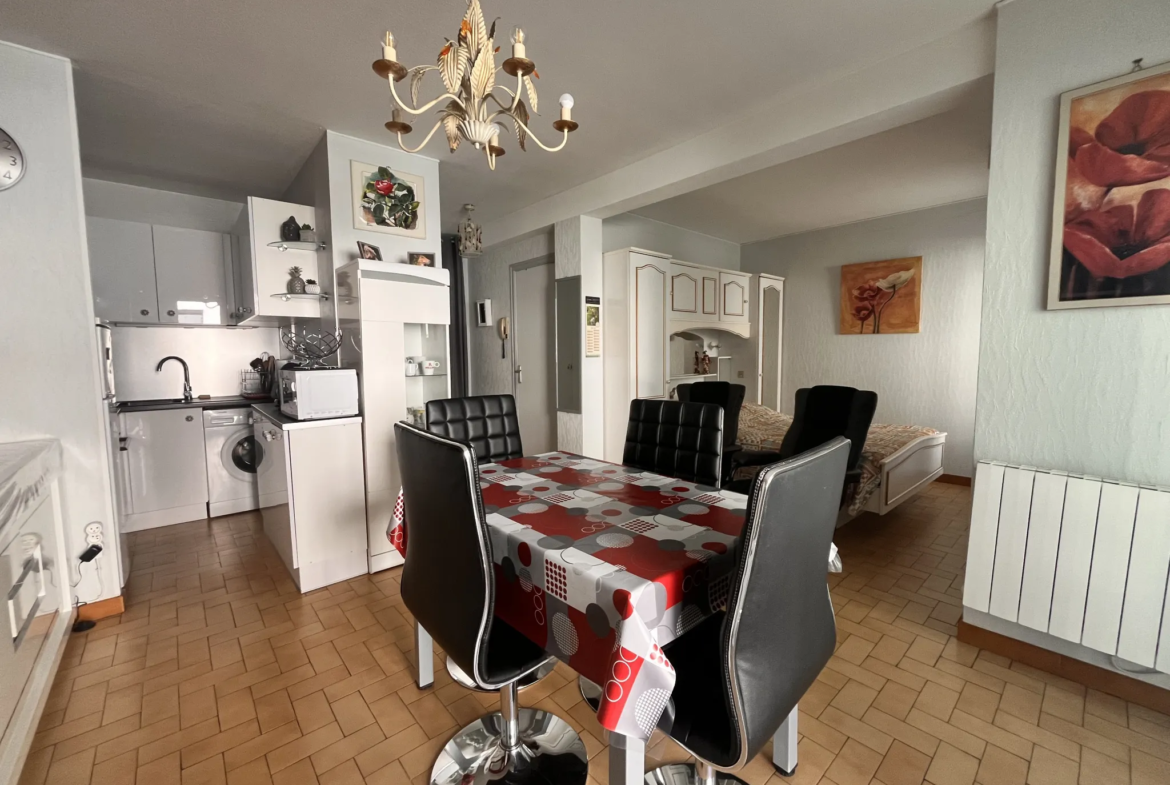 Appartement F1 parfait état avec parking à Amélie les Bains 