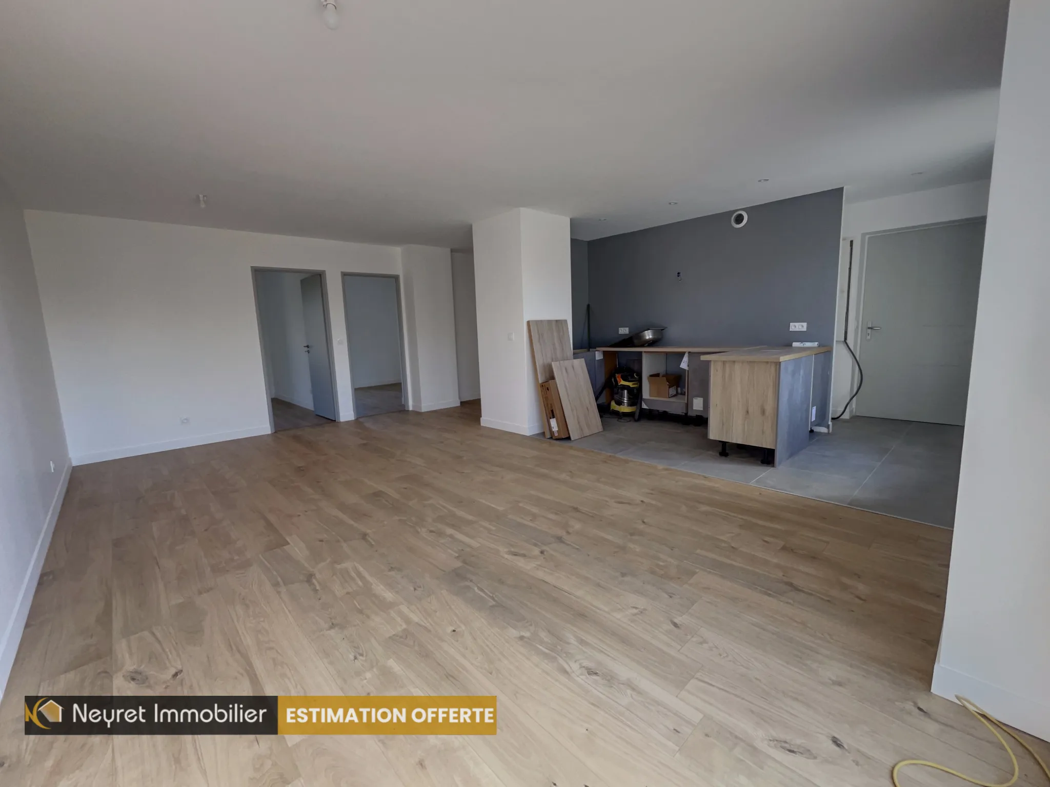 Appartement T4 avec terrasse et parking à Serezin-du-Rhone 