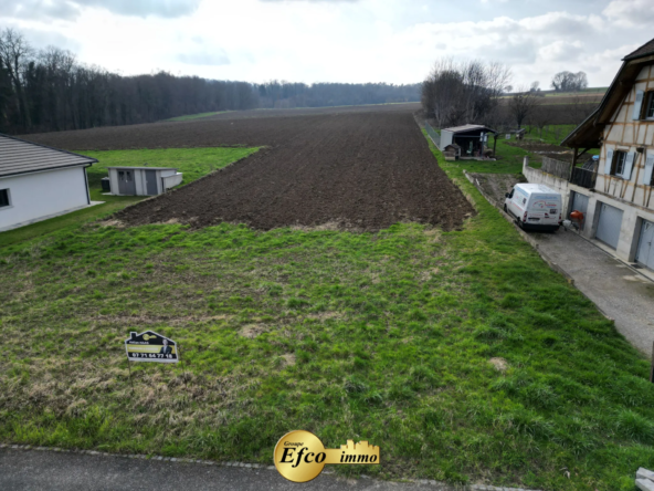 Terrain constructible Viabilisé de 7,3 ares à Stetten