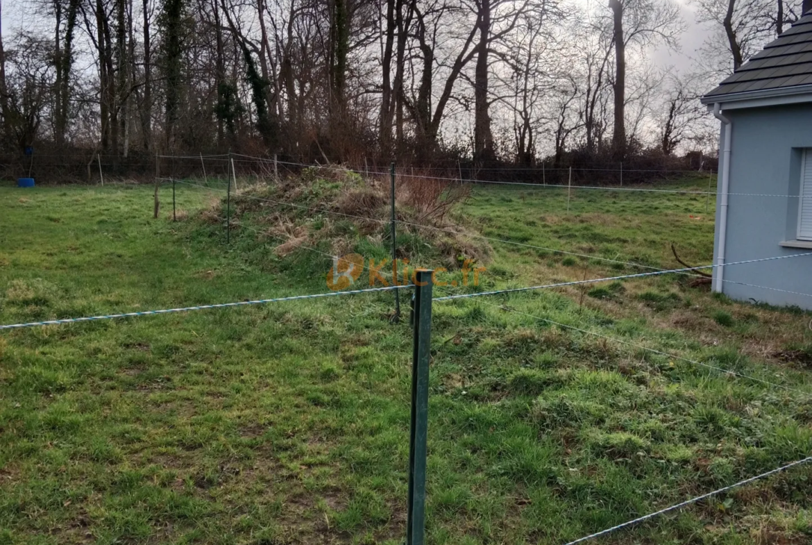 Terrain à bâtir de 1000 m2 à Prétot-Vicquemare 