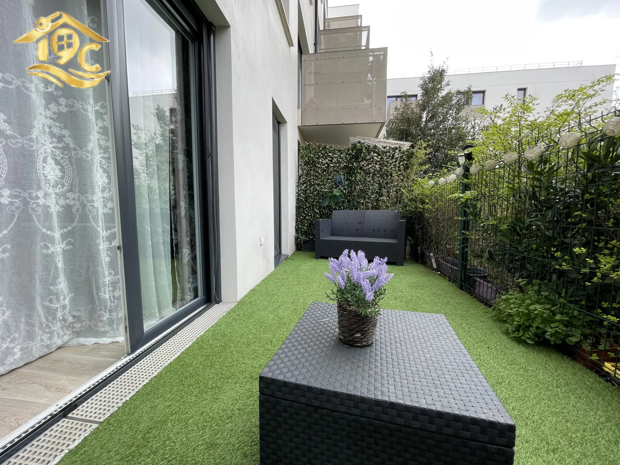 Appartement T3 avec jardin privatif exposé sud-ouest 