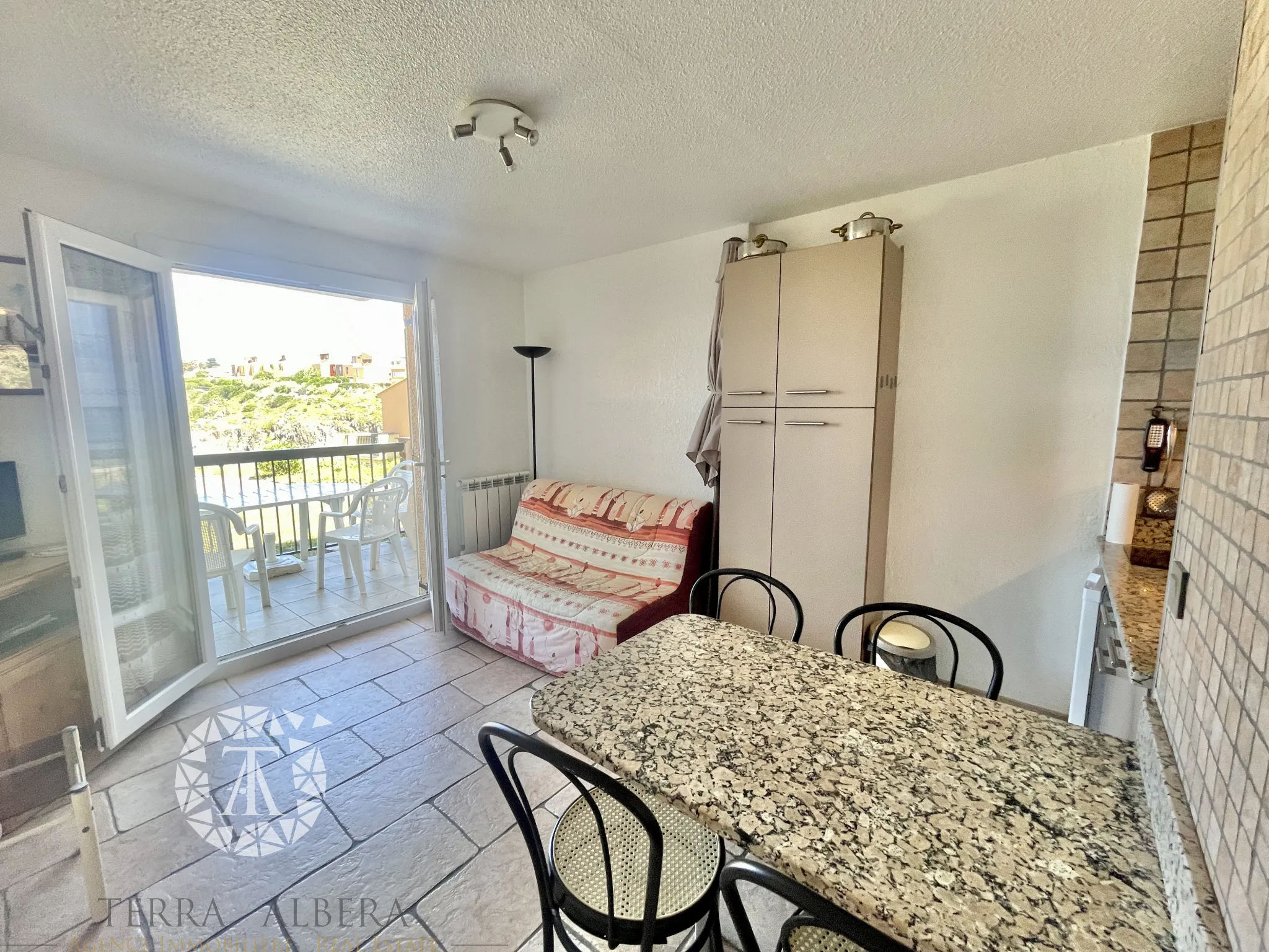 Appartement en rez-de-chaussée avec vue sur mer à Collioure 