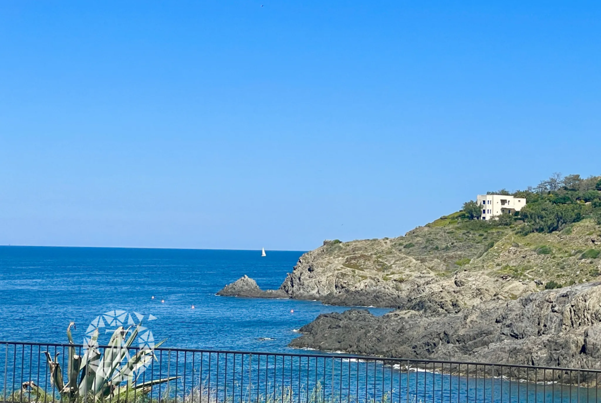 Appartement en rez-de-chaussée avec vue sur mer à Collioure 