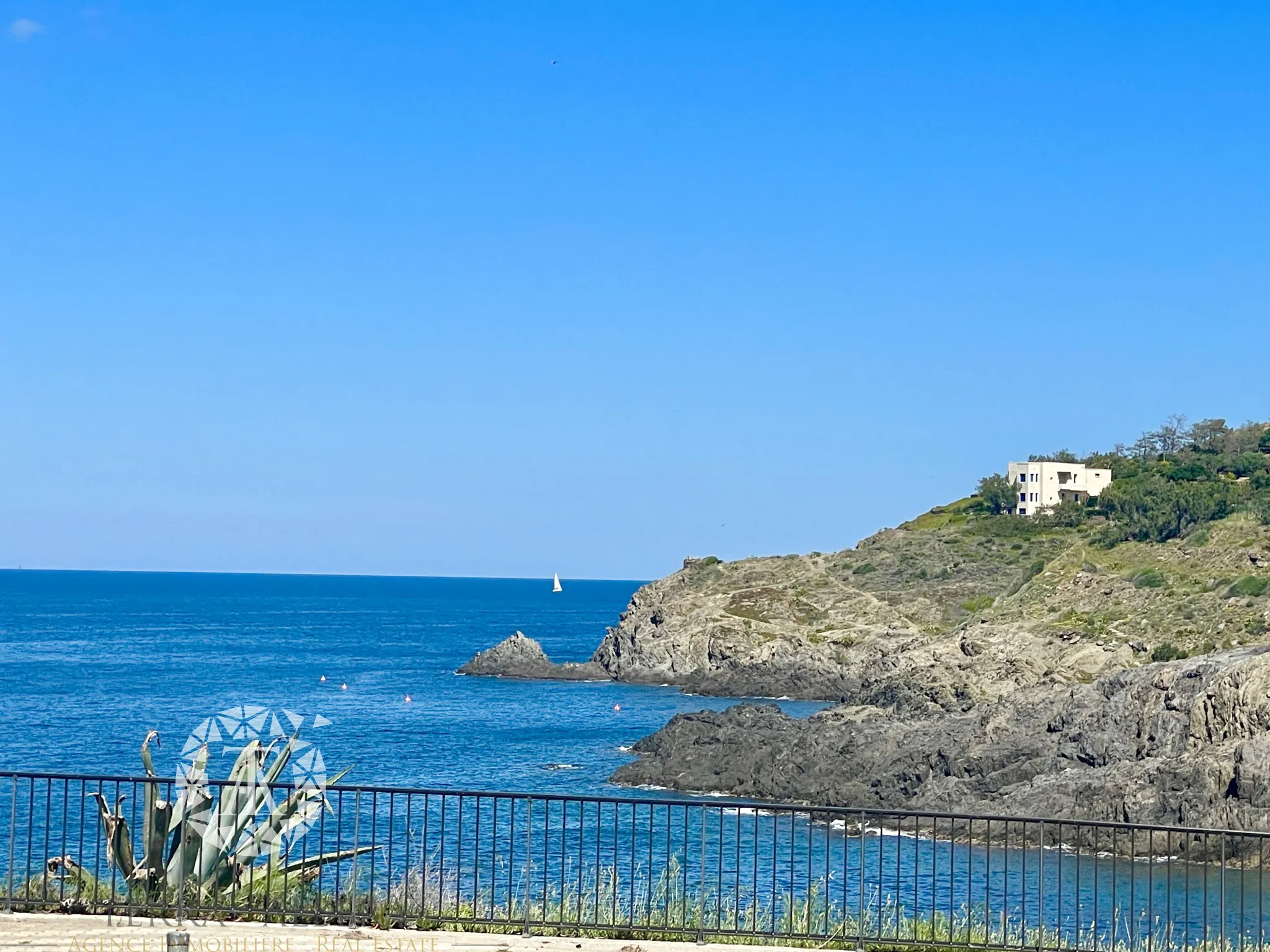 Appartement en rez-de-chaussée avec vue sur mer à Collioure 