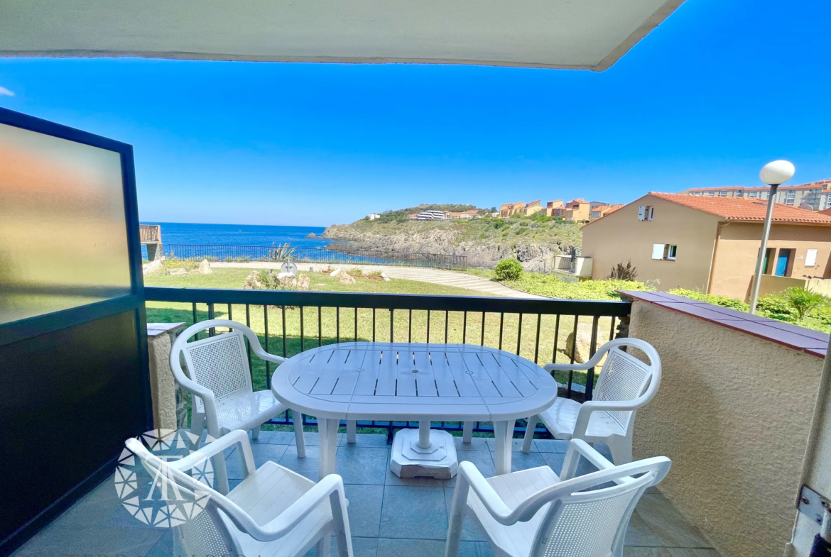 Appartement en rez-de-chaussée avec vue sur mer à Collioure 