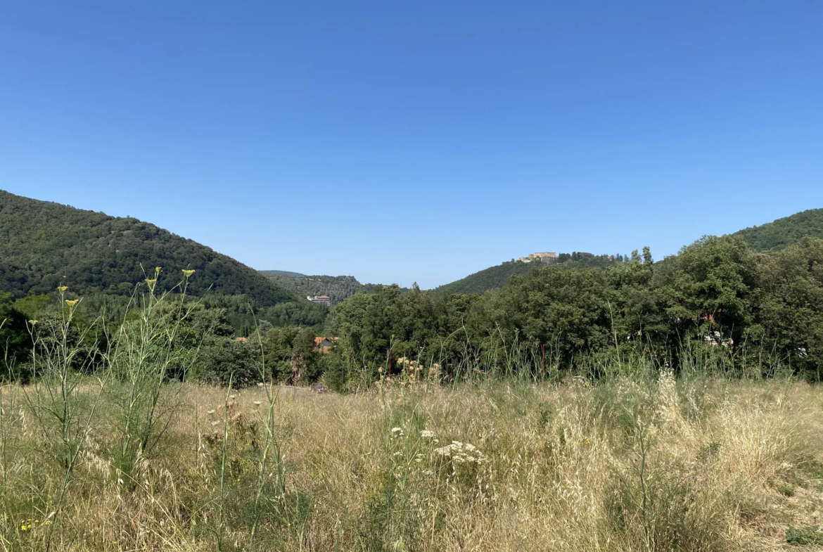 Terrain à bâtir à Arles-Sur-Tech avec vue sur les montagnes 