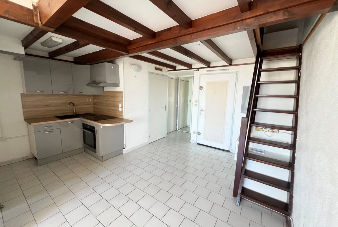 Vente - Cap d'Agde - T2 Mezzanine + Parking + Piscine Quartier Falaises 