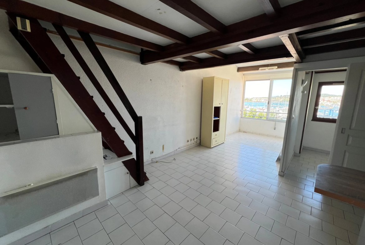 Vente - Cap d'Agde - T2 Mezzanine + Parking + Piscine Quartier Falaises 