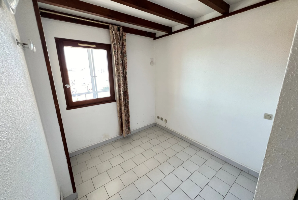 Vente - Cap d'Agde - T2 Mezzanine + Parking + Piscine Quartier Falaises 