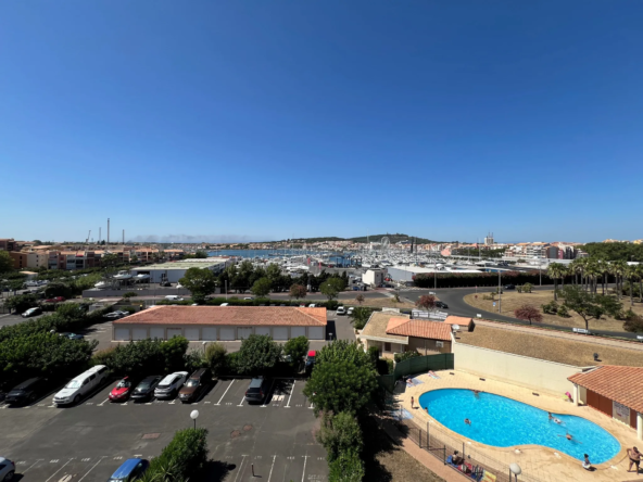 Vente - Cap d'Agde - T2 Mezzanine + Parking + Piscine Quartier Falaises