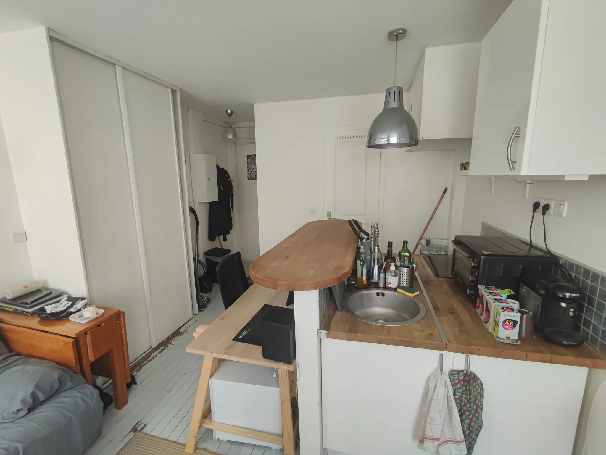 Studio lumineux de 17m2 à Paris 