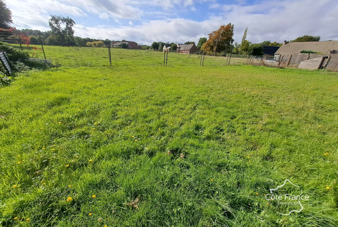 Terrain Constructible à Marly gomont, Aisne : 1 124m2 - 18 000 euros 