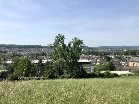 Terrain quartier Rosiers avec vue sur Brive-la-Gaillarde