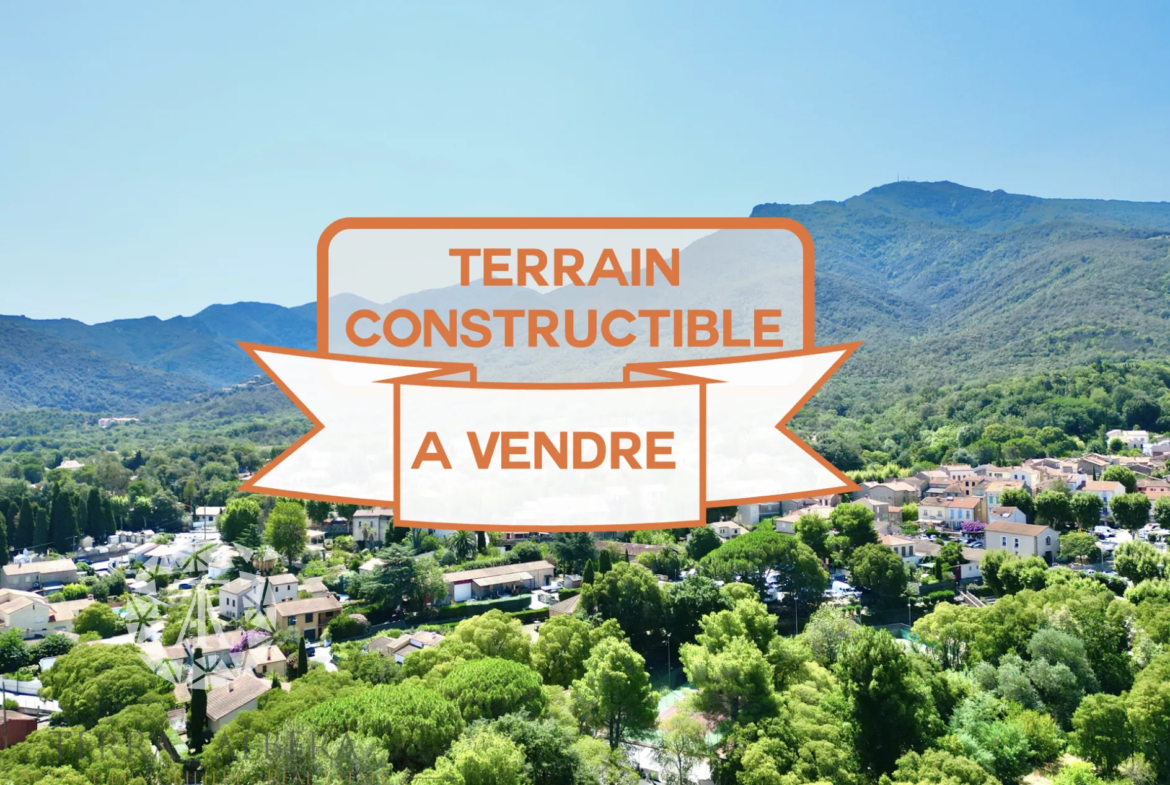 Terrain constructible à Laroque-des-Albères 