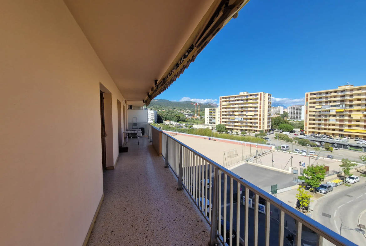 Vente appartement F4 Binda Ajaccio avec balcon terrasse 