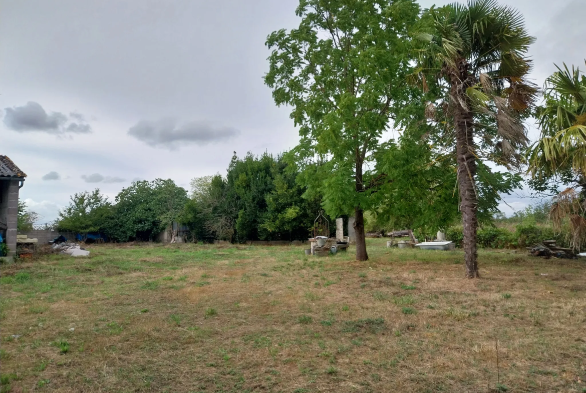 Maison charentaise à rénover avec 9 hectares de prairies - Nercillac 