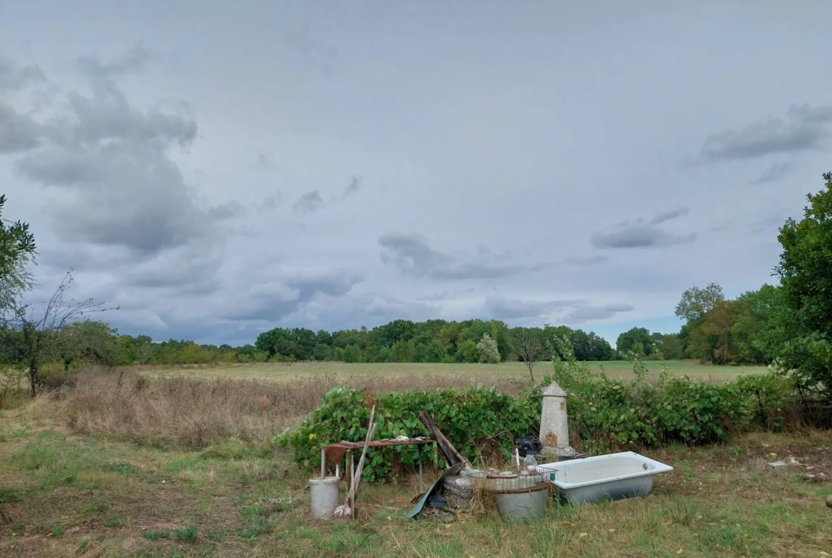 Maison charentaise à rénover avec 9 hectares de prairies - Nercillac 