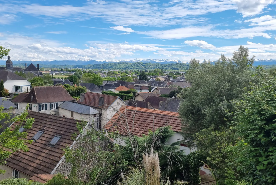 Maison d'architecte avec vue panoramique sur les Pyrénées 