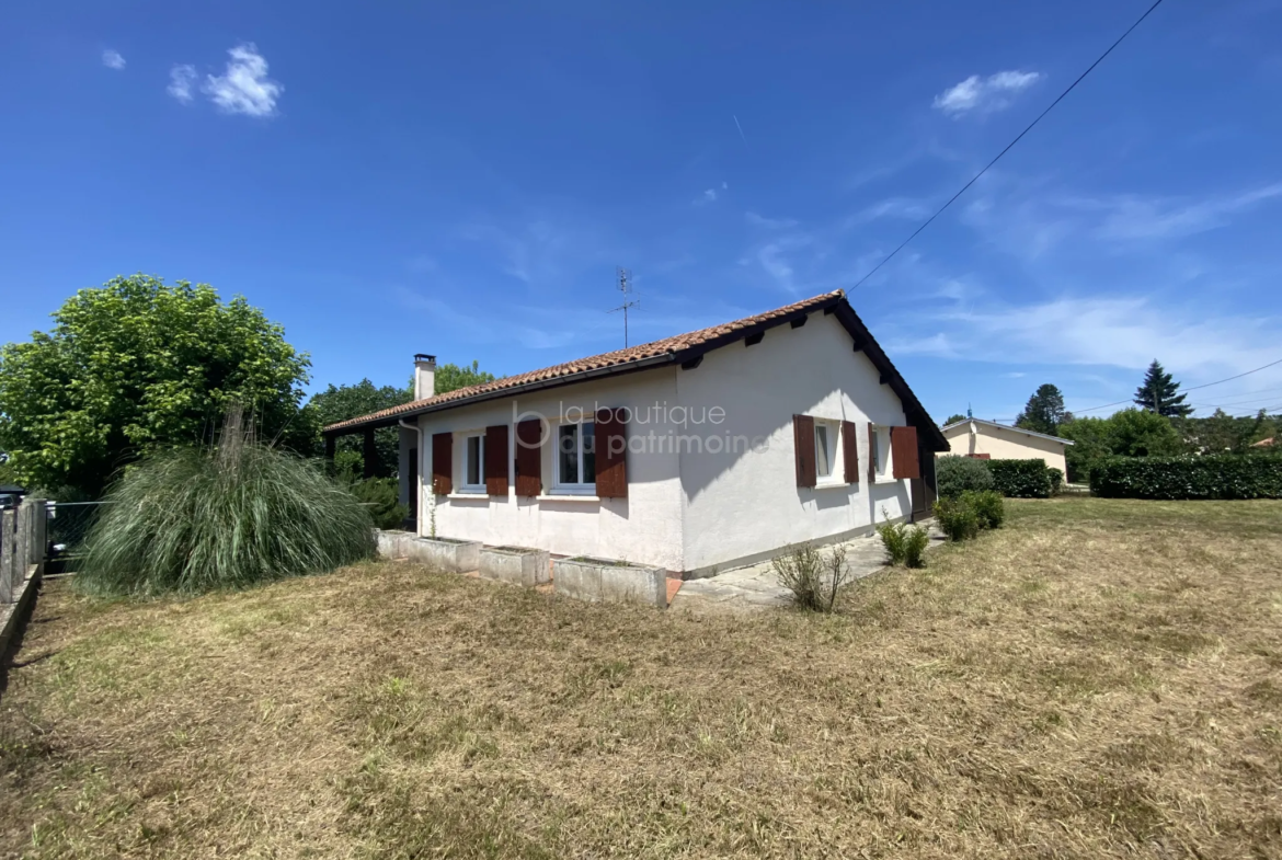 Maison plein pied 104 m2 à Bazas 