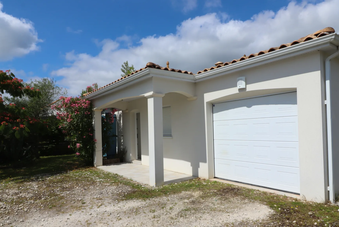 Maison de plain pied à Saujon avec jardin 