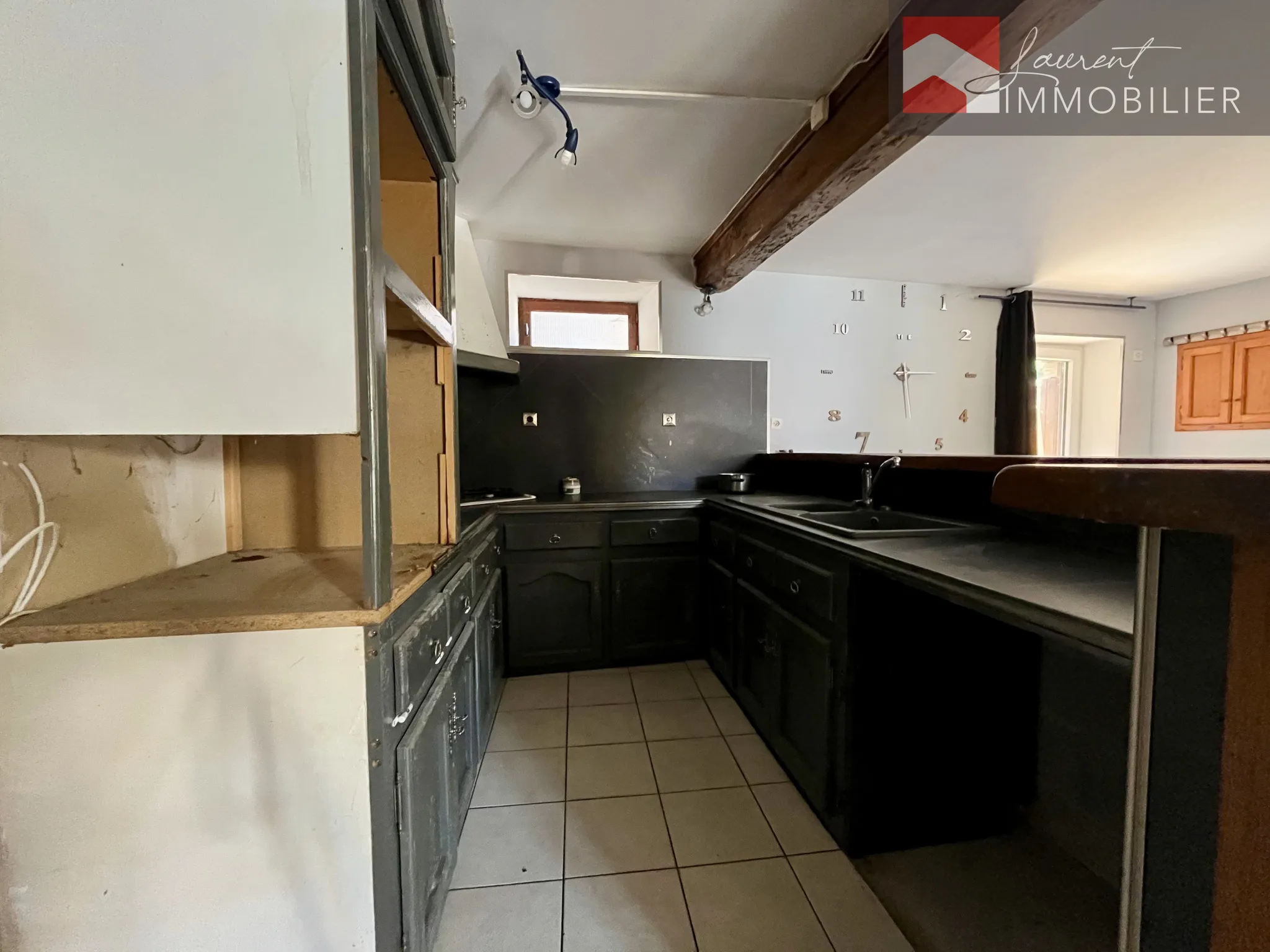 Ensemble immobilier, 2 habitations, Garage, Terrain - 71260 MONTBELLET 