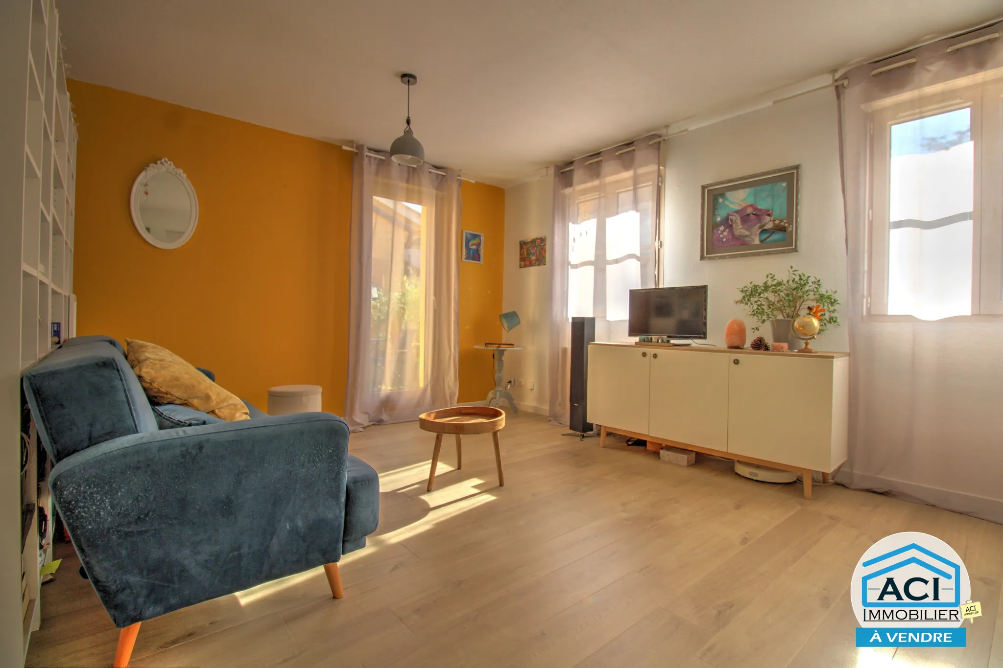 Bright T3 Duplex with Balcony, Cellar, and Garage in Saint Symphorien d'Ozon 