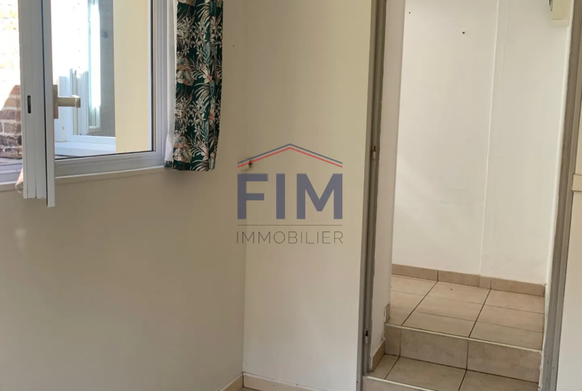 Appartement F2 avec jardin privatif à Dieppe 