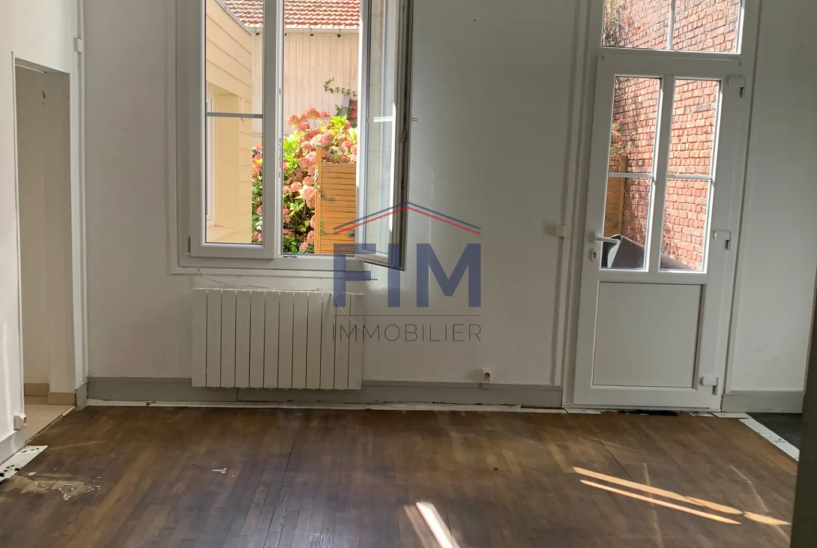 Appartement F2 avec jardin privatif à Dieppe 