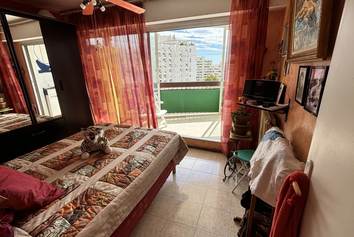 Appartement F2 avec loggias à Carnon-Plage 