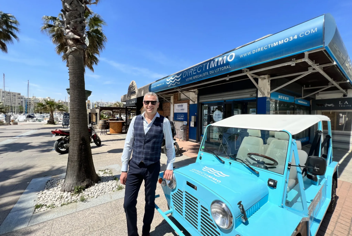 Appartement F2 avec loggias à Carnon-Plage 