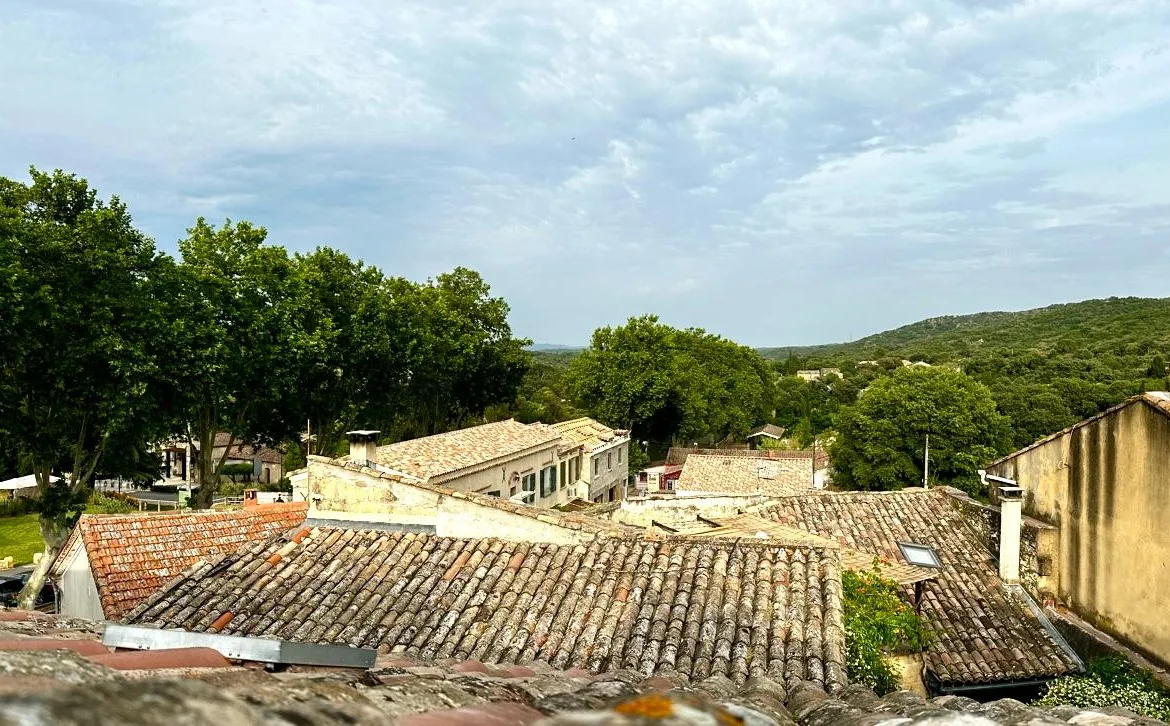 Maison de village à Collias entièrement rénovée et meublée 