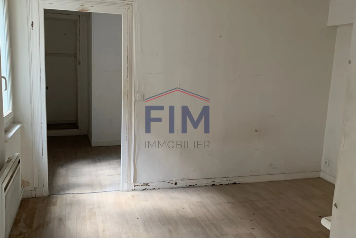 Appartement F3 à Dieppe avec cuisine aménagée 