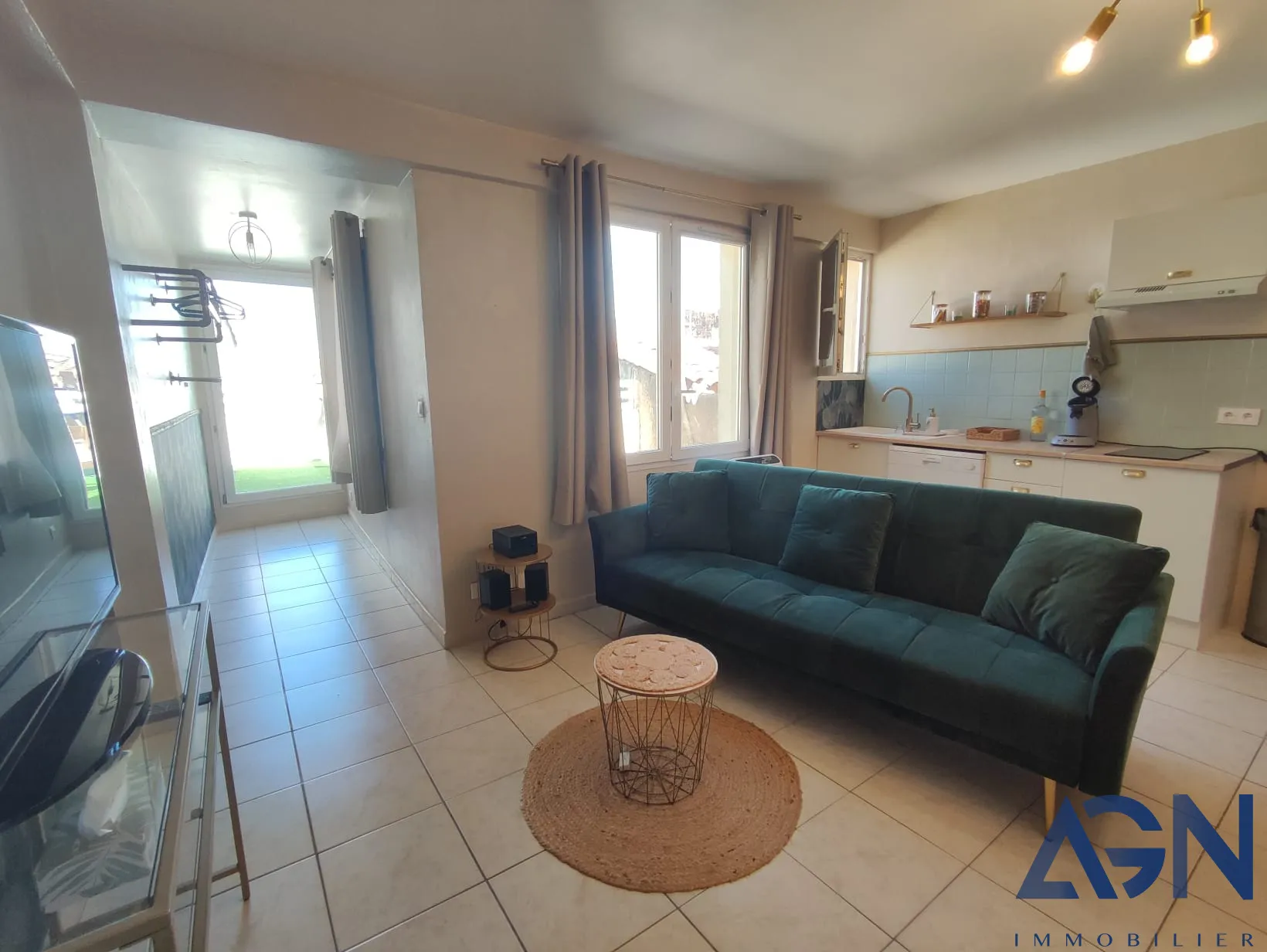 Appartement Studio de 36,57m2 avec Grande Terrasse à Agde 