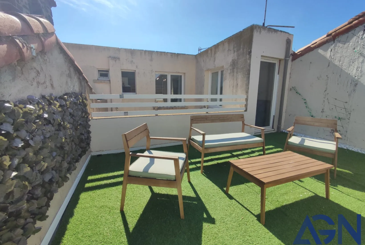 Appartement Studio de 36,57m2 avec Grande Terrasse à Agde 