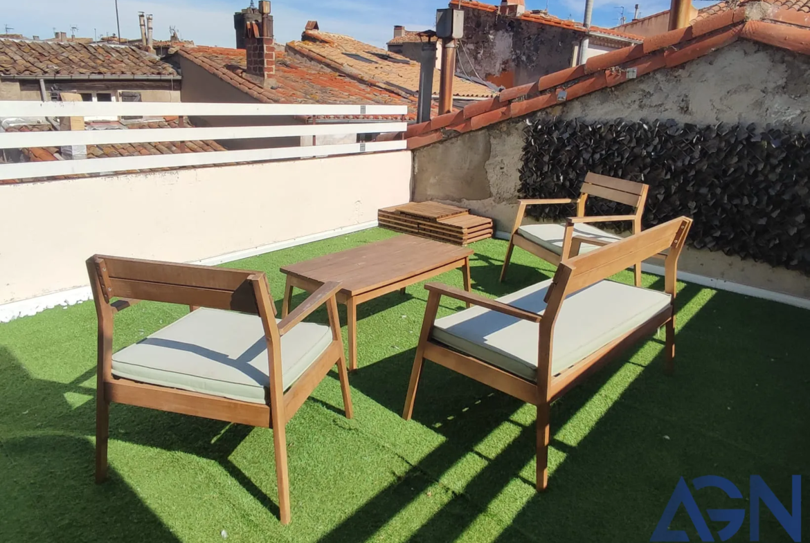 Appartement Studio de 36,57m2 avec Grande Terrasse à Agde 