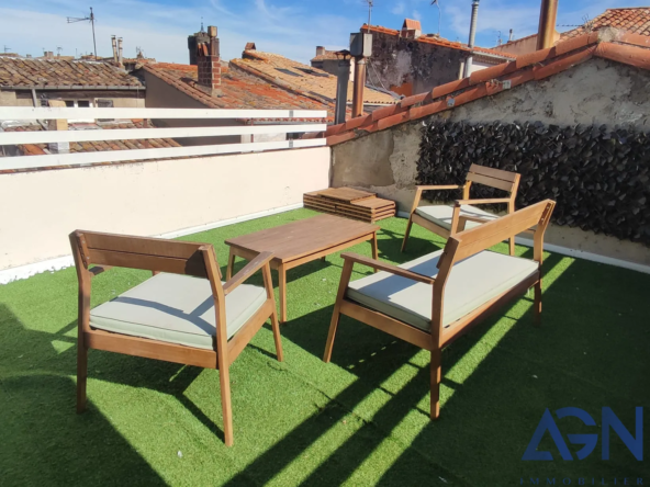 Appartement Studio de 36,57m2 avec Grande Terrasse à Agde