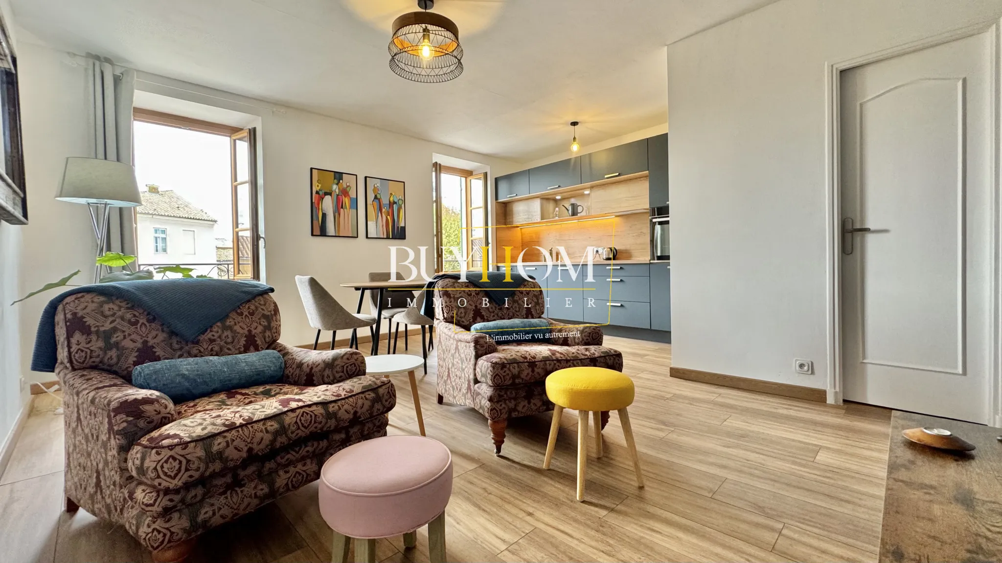 Appartement rénové au cœur de L'Isle-sur-la-Sorgue 