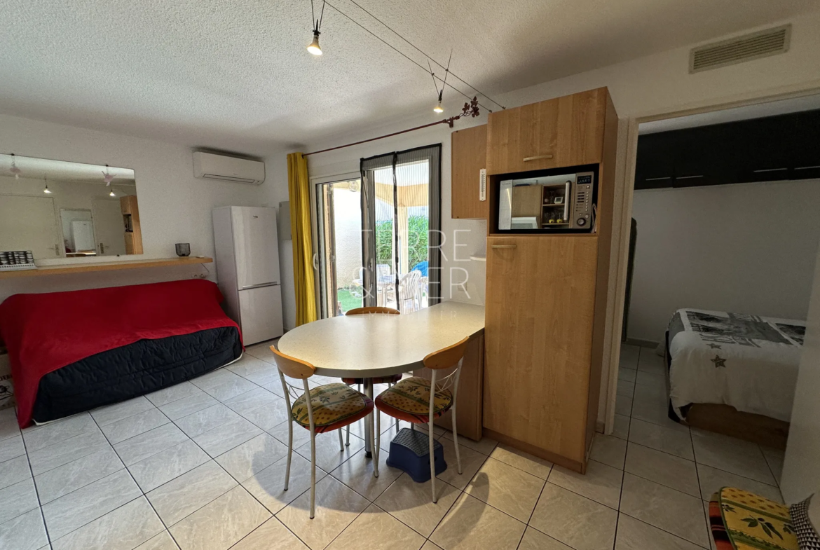 Appartement 2 pièces 27m2 avec terrasse et parking à Saint-Cyprien plage 